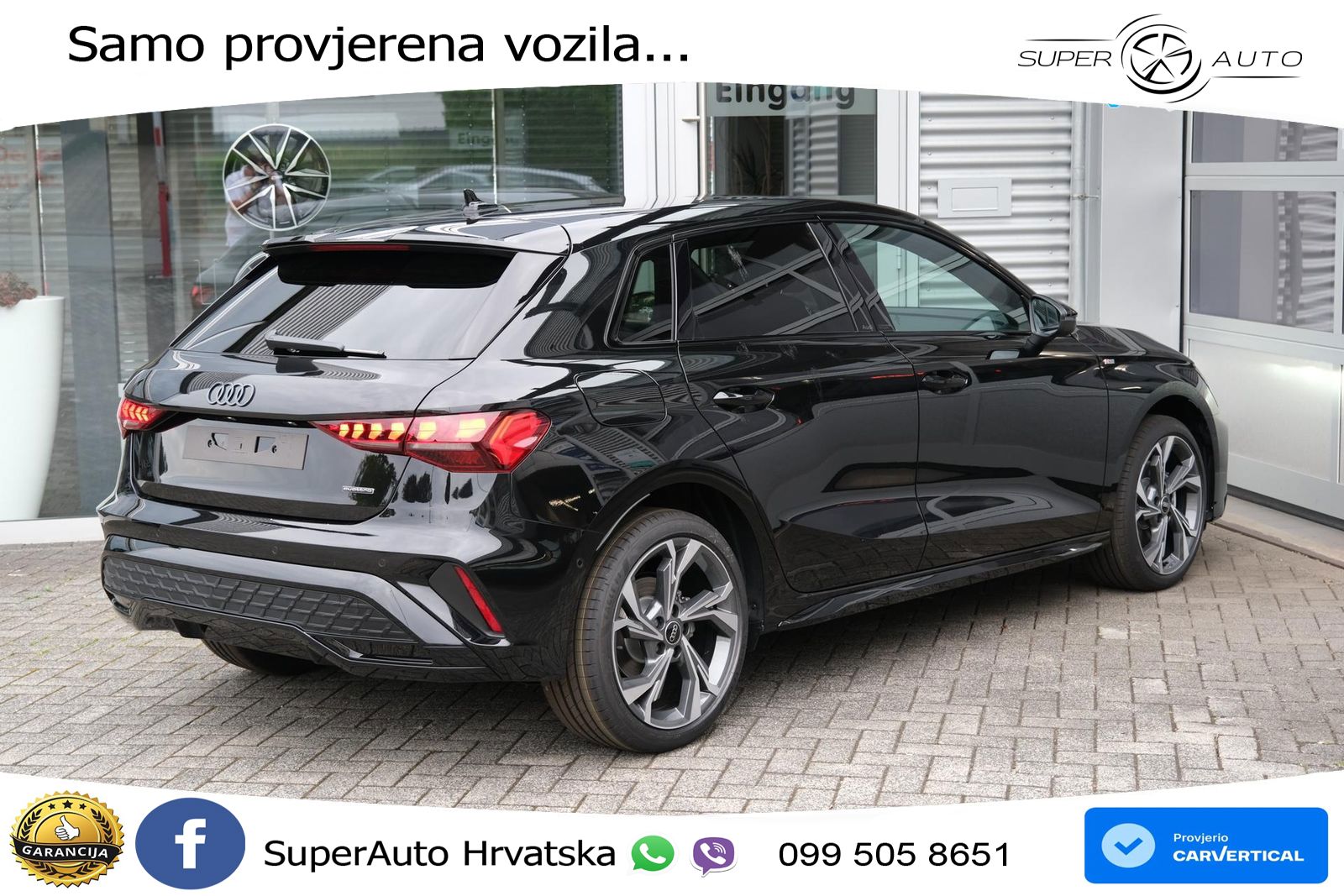 Audi A3 Sportback 40 TFSI (204 KS) quattro S tronic S line LED+GR SJED+ACC
