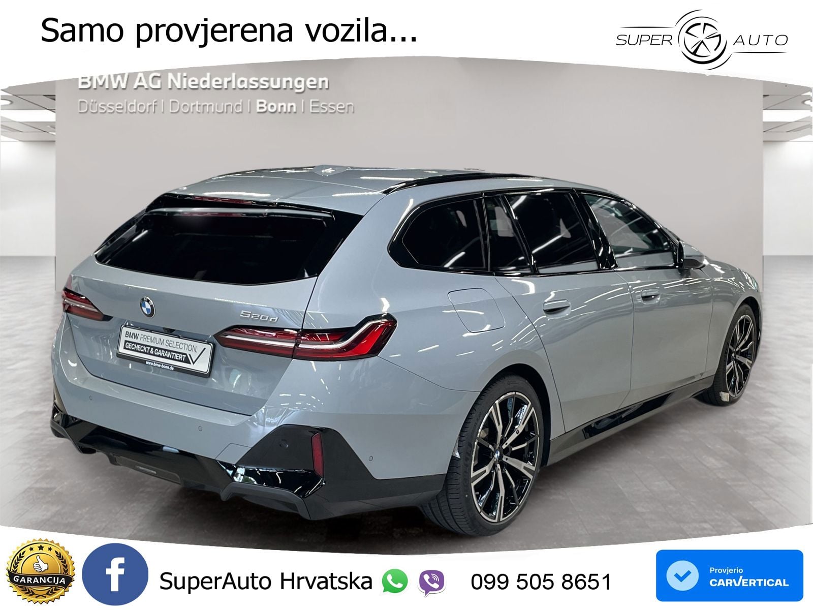 BMW 520d Touring (197 KS) Steptronic M Sport LED+GR SJED+ACC