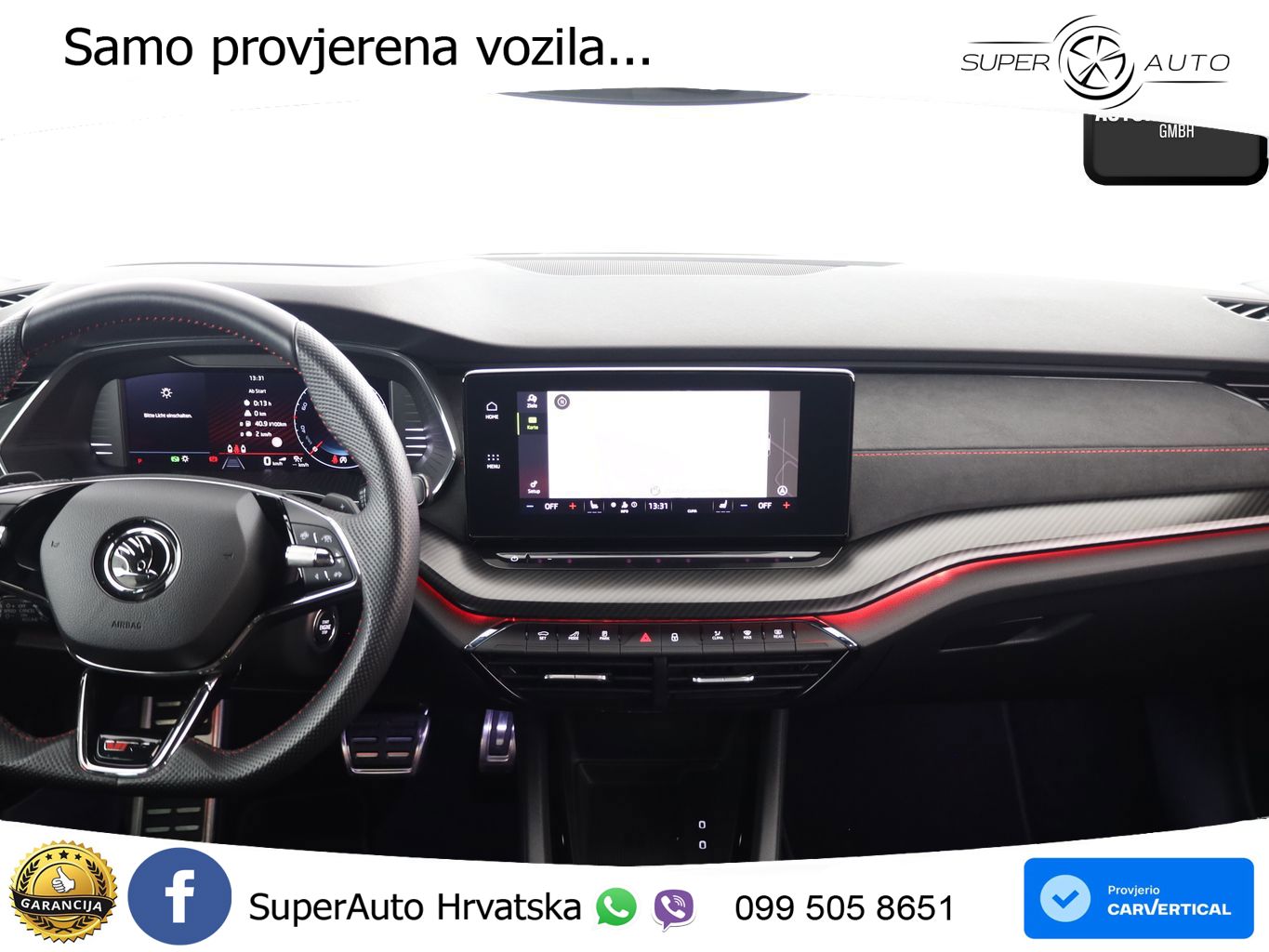 Škoda Octavia Combi RS 2.0 TDI (200 KS) DSG LED+GR SJED+ACC