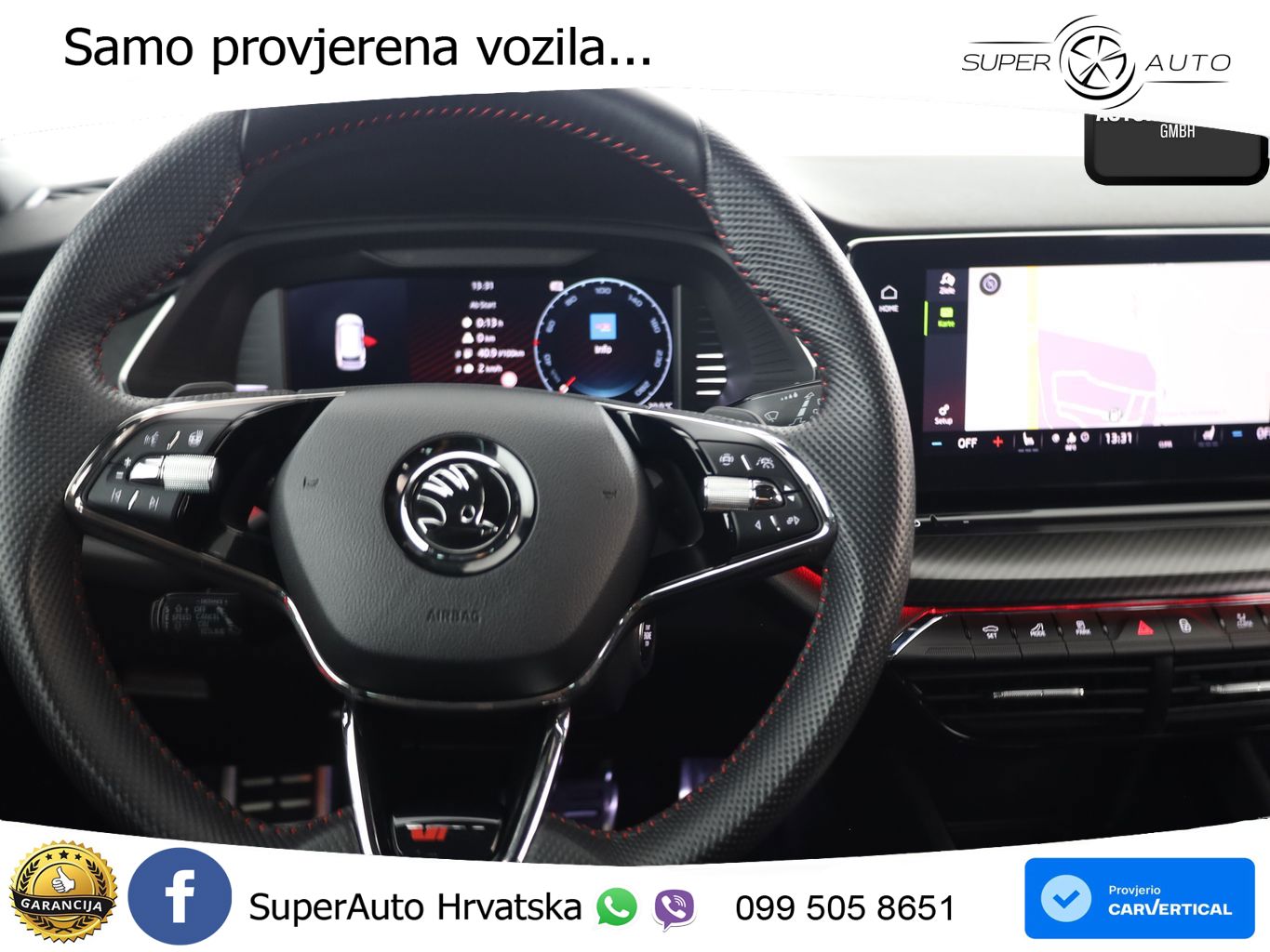 Škoda Octavia Combi RS 2.0 TDI (200 KS) DSG LED+GR SJED+ACC