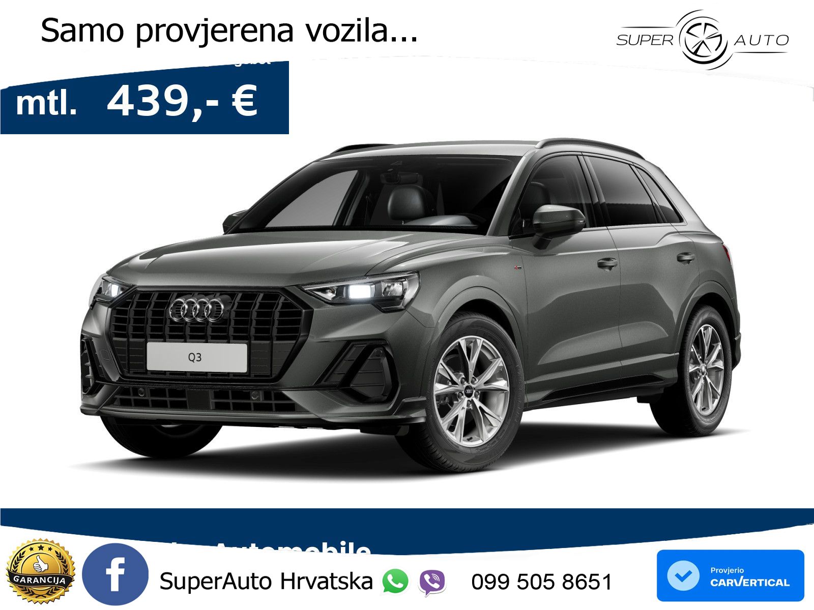 Audi Q3 35 TFSI (150 KS) S tronic S line LED+GR SJED+ACC