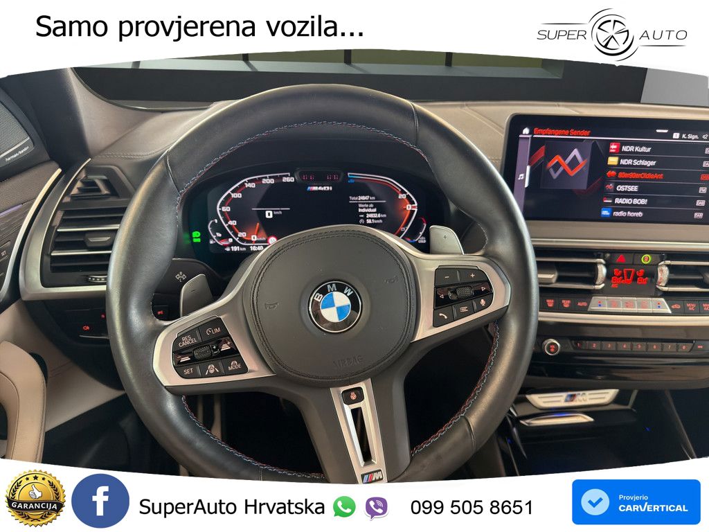 BMW X3 M40i xDrive Steptronic ACC+HEAD+4xGR SJED+360+PANO