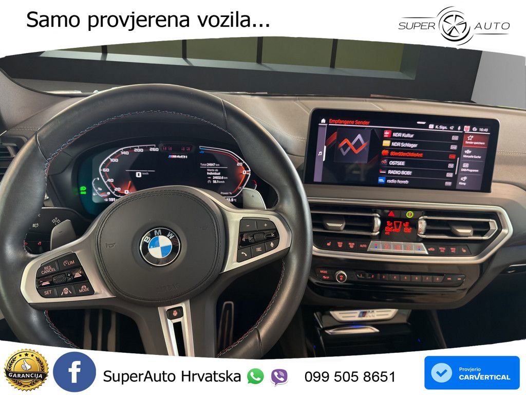 BMW X3 M40i xDrive Steptronic ACC+HEAD+4xGR SJED+360+PANO