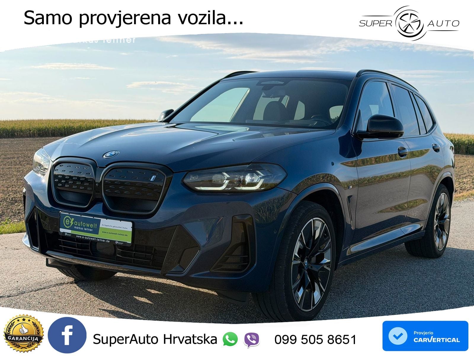 BMW iX3 80 kWh (286 KS)