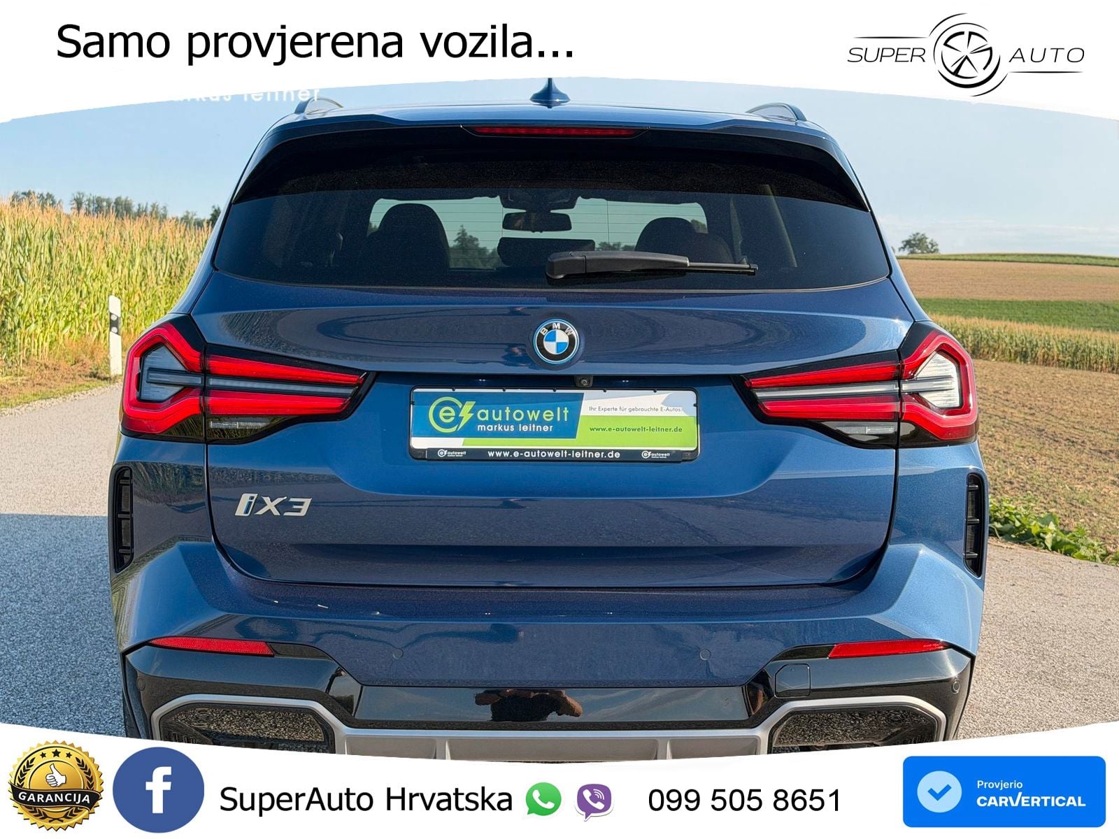 BMW iX3 80 kWh (286 KS)