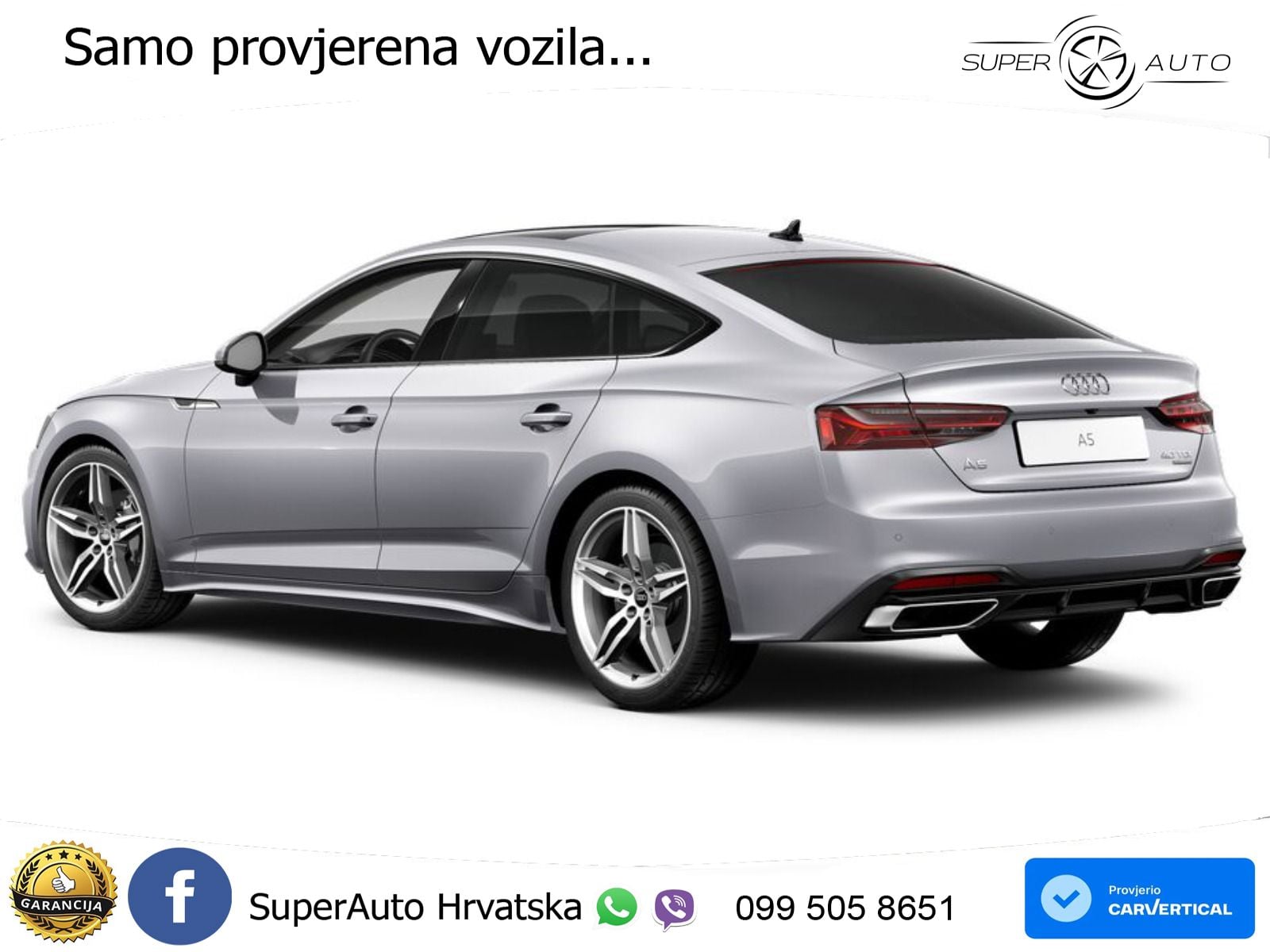 Audi A5 Sportback 40 TDI (204 KS) quattro S tronic advanced MATRIX+GR SJED+KAM