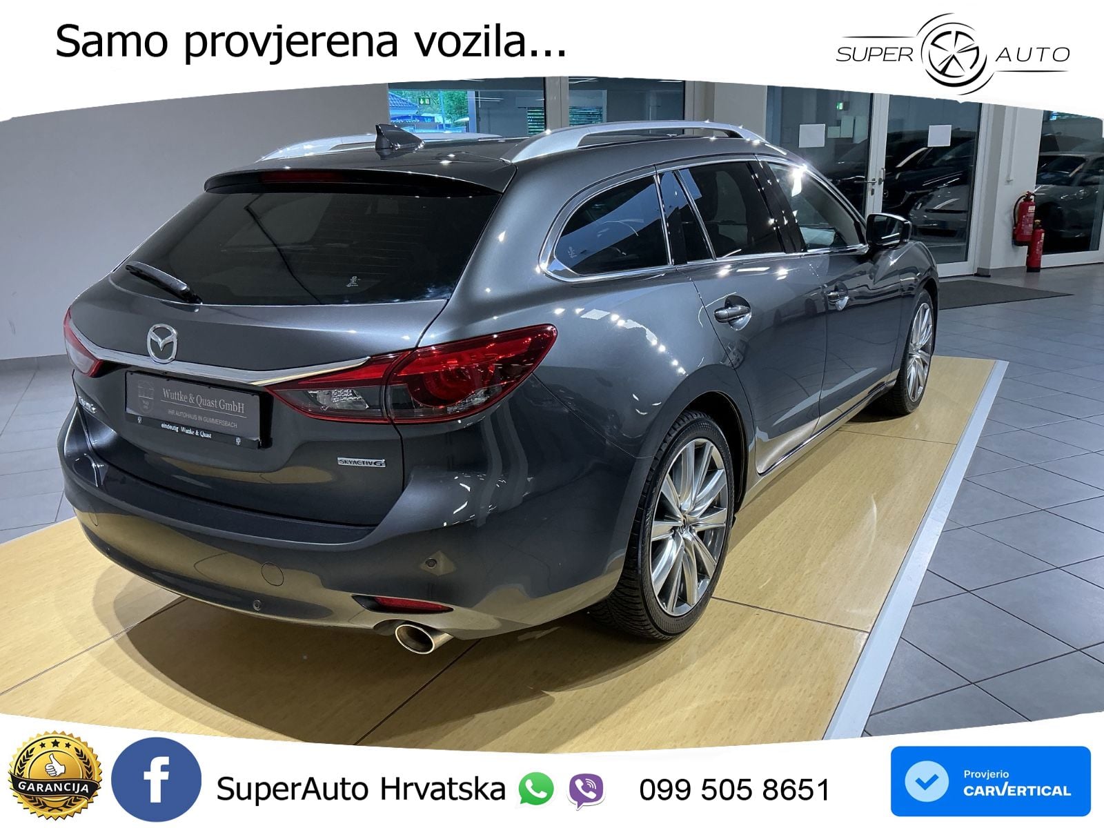Mazda 6 Sport Combi 2.5 SKYACTIV-G (194 KS) SKYACTIV-Drive LED+GR SJED+ACC
