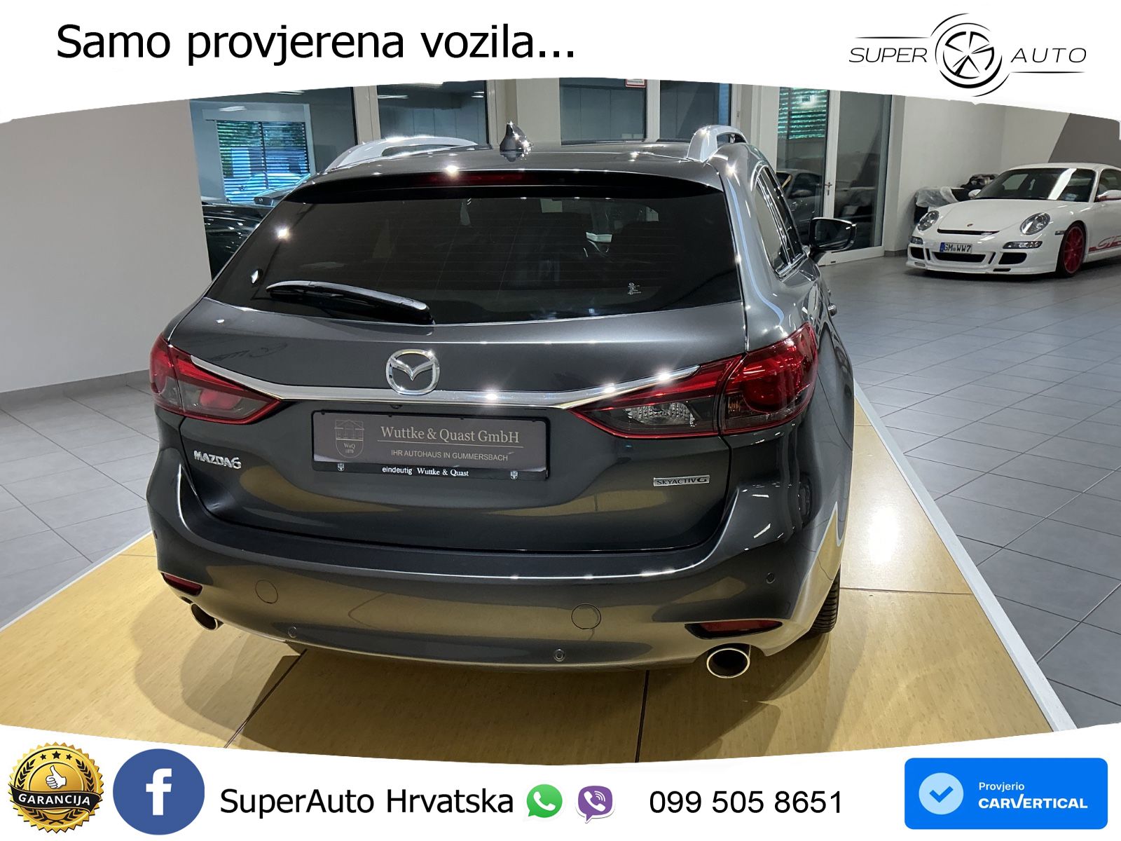 Mazda 6 Sport Combi 2.5 SKYACTIV-G (194 KS) SKYACTIV-Drive LED+GR SJED+ACC