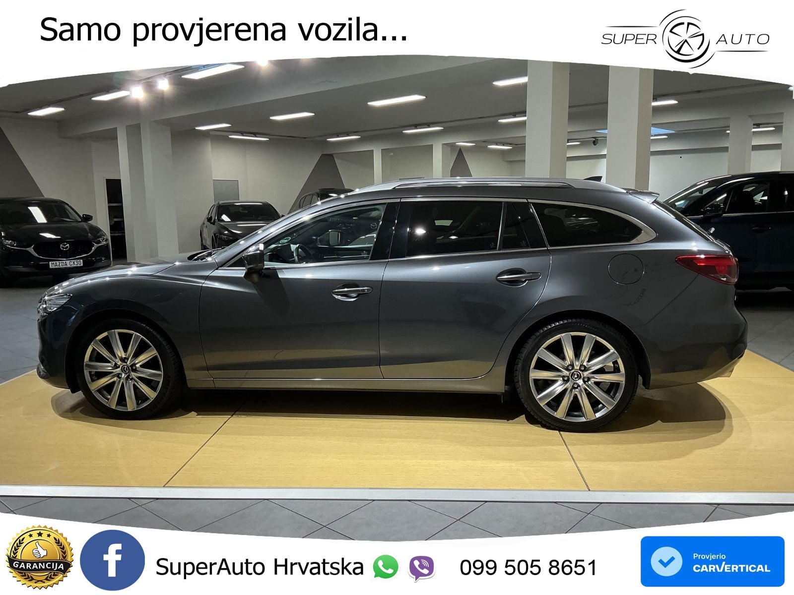 Mazda 6 Sport Combi 2.5 SKYACTIV-G (194 KS) SKYACTIV-Drive LED+GR SJED+ACC