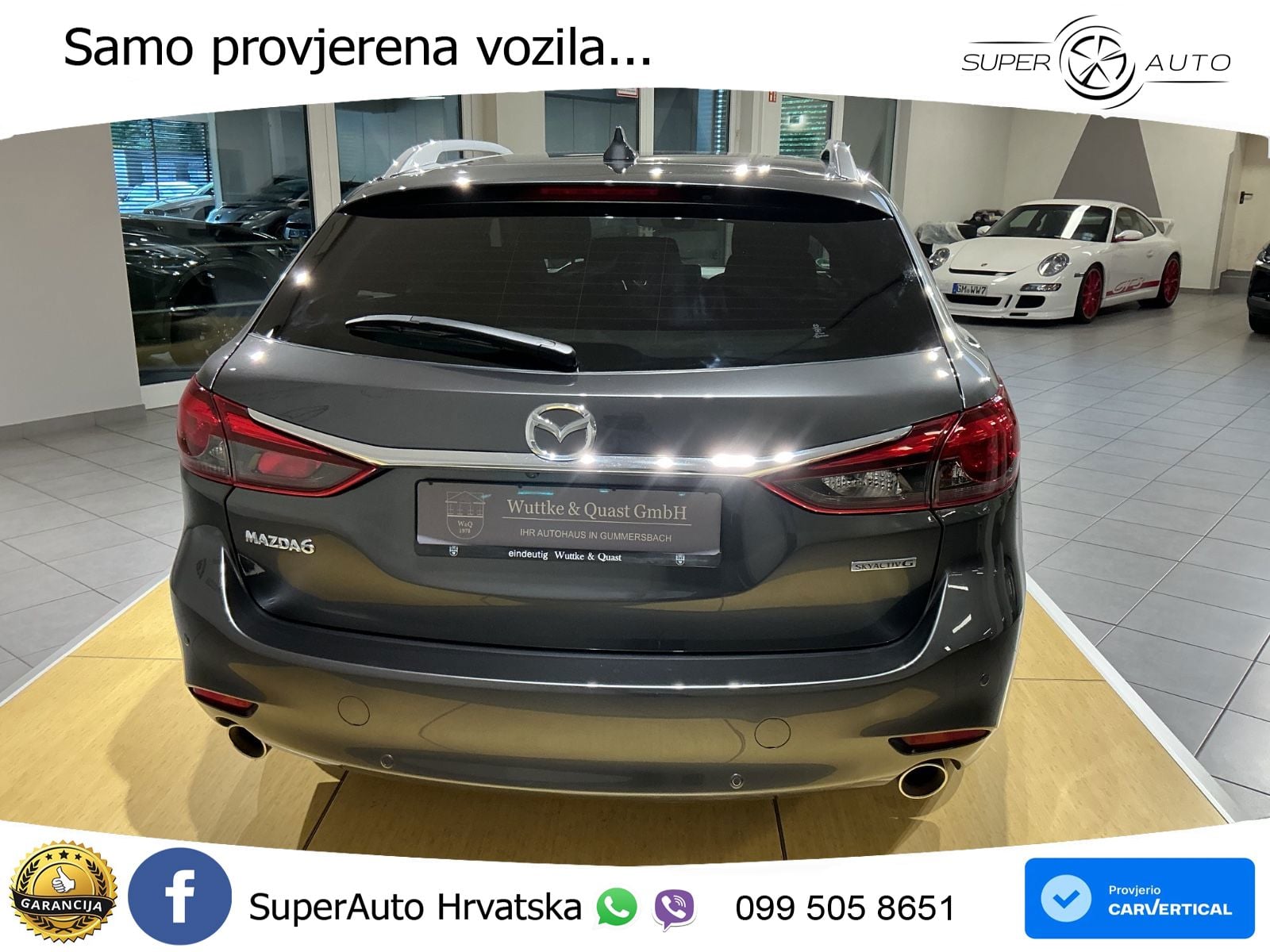 Mazda 6 Sport Combi 2.5 SKYACTIV-G (194 KS) SKYACTIV-Drive LED+GR SJED+ACC