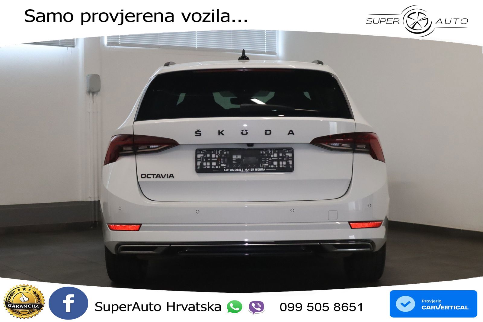 Škoda Octavia Combi 2.0 TSI (190 KS) 4x4 DSG SportLine LED+GR SJED+ACC