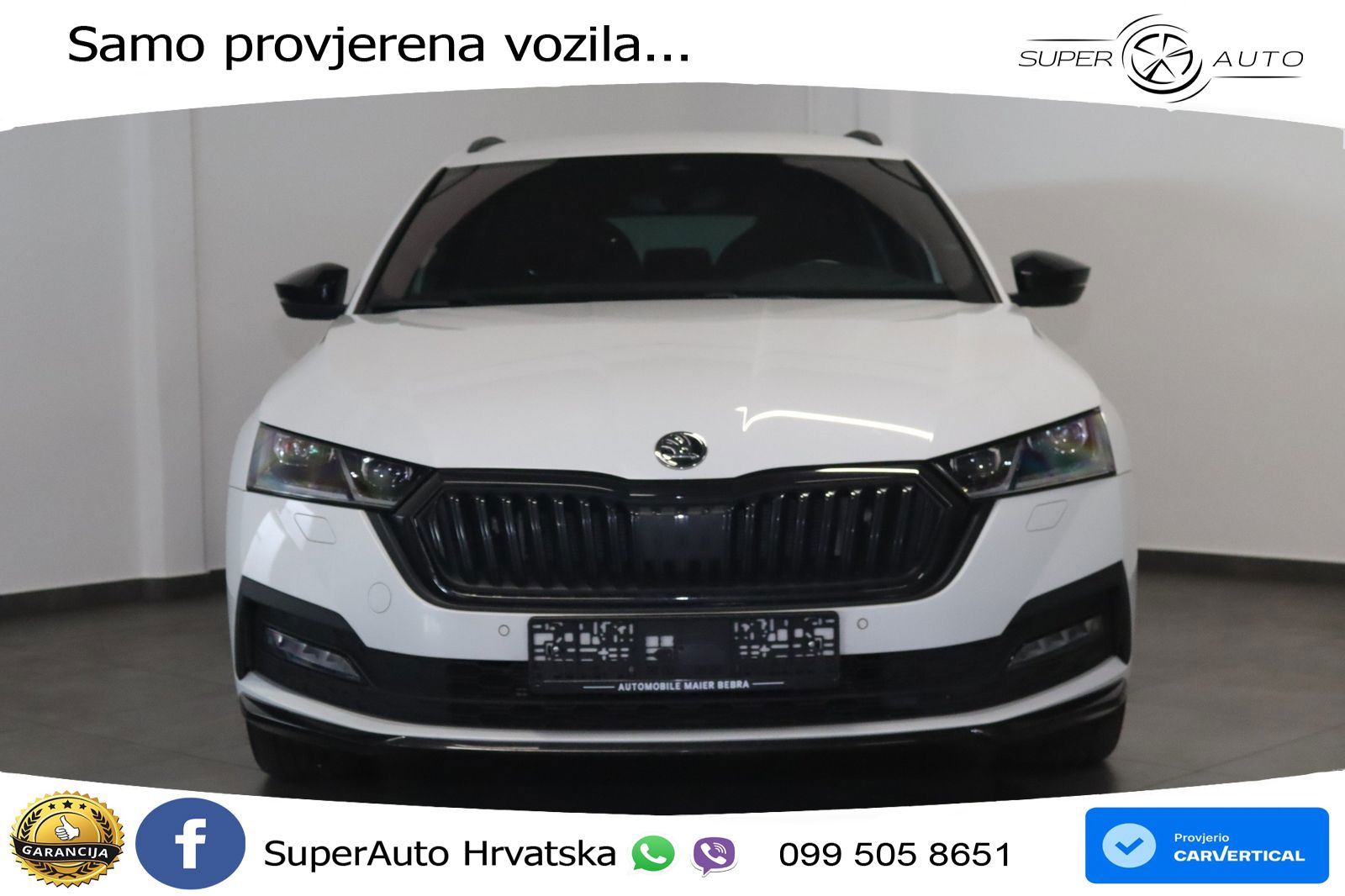 Škoda Octavia Combi 2.0 TSI (190 KS) 4x4 DSG SportLine LED+GR SJED+ACC