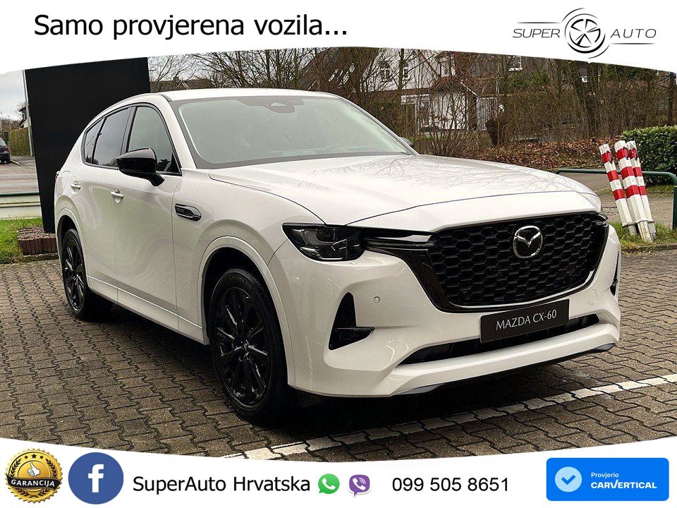 Mazda CX-60 3.3 e-Skyactiv D (254 KS) AWD Automatic MATRIX+GR SJED+KAM