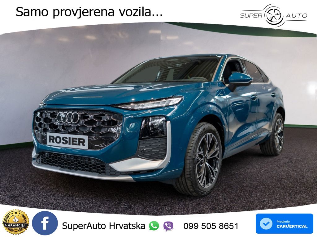 Audi Q3 Sportback 1.5 TFSIe (272 KS) S tronic S line LED+GR SJED+ACC
