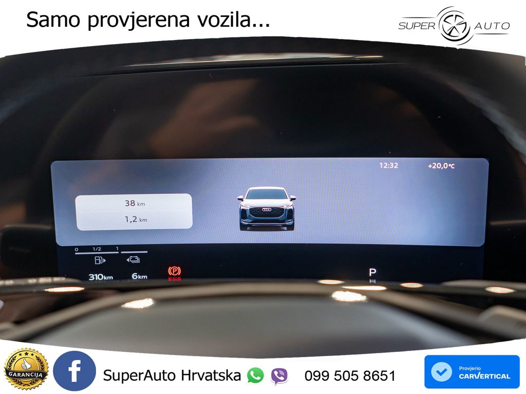 Audi Q3 Sportback 1.5 TFSIe (272 KS) S tronic S line LED+GR SJED+ACC