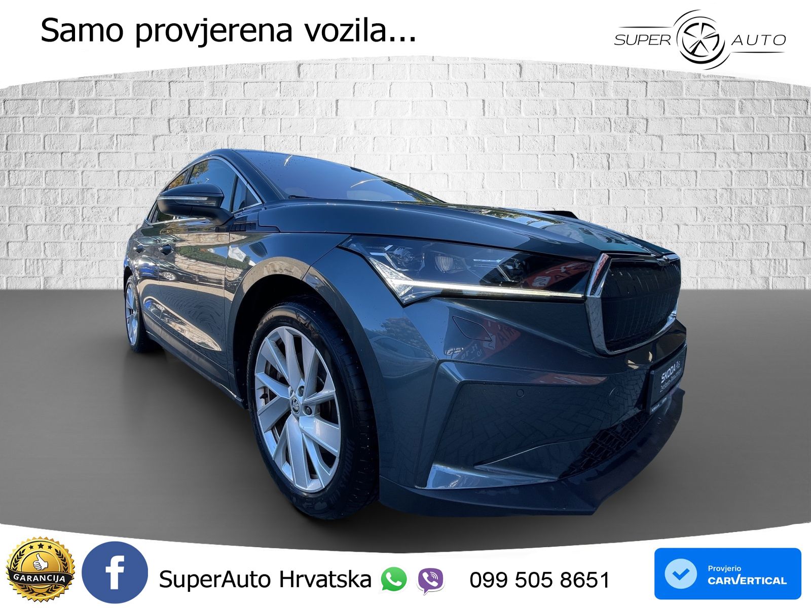 Škoda Enyaq iV 80 82 kWh (204 KS) Suite LED+GR SJED+ACC