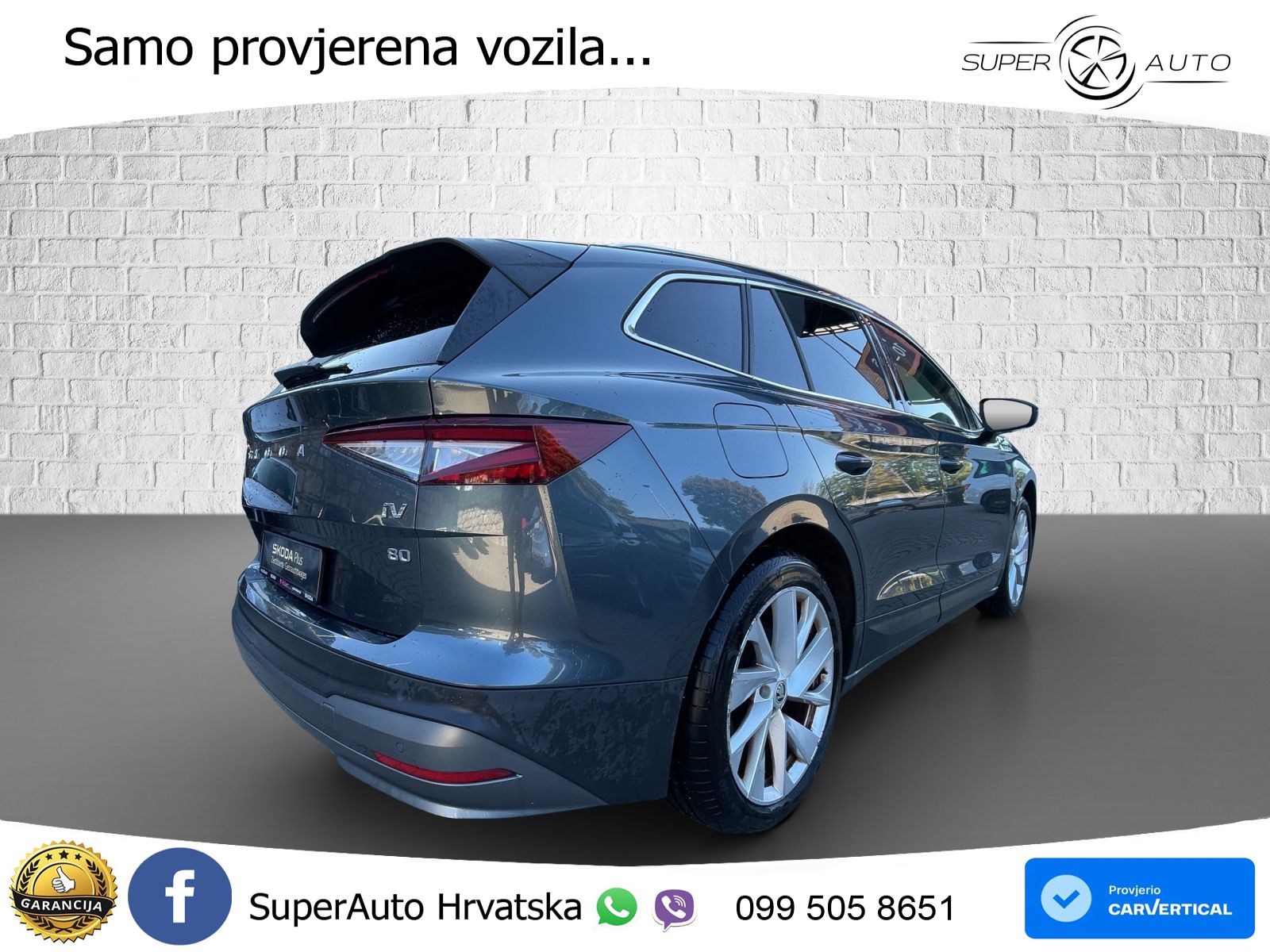 Škoda Enyaq iV 80 82 kWh (204 KS) Suite LED+GR SJED+ACC