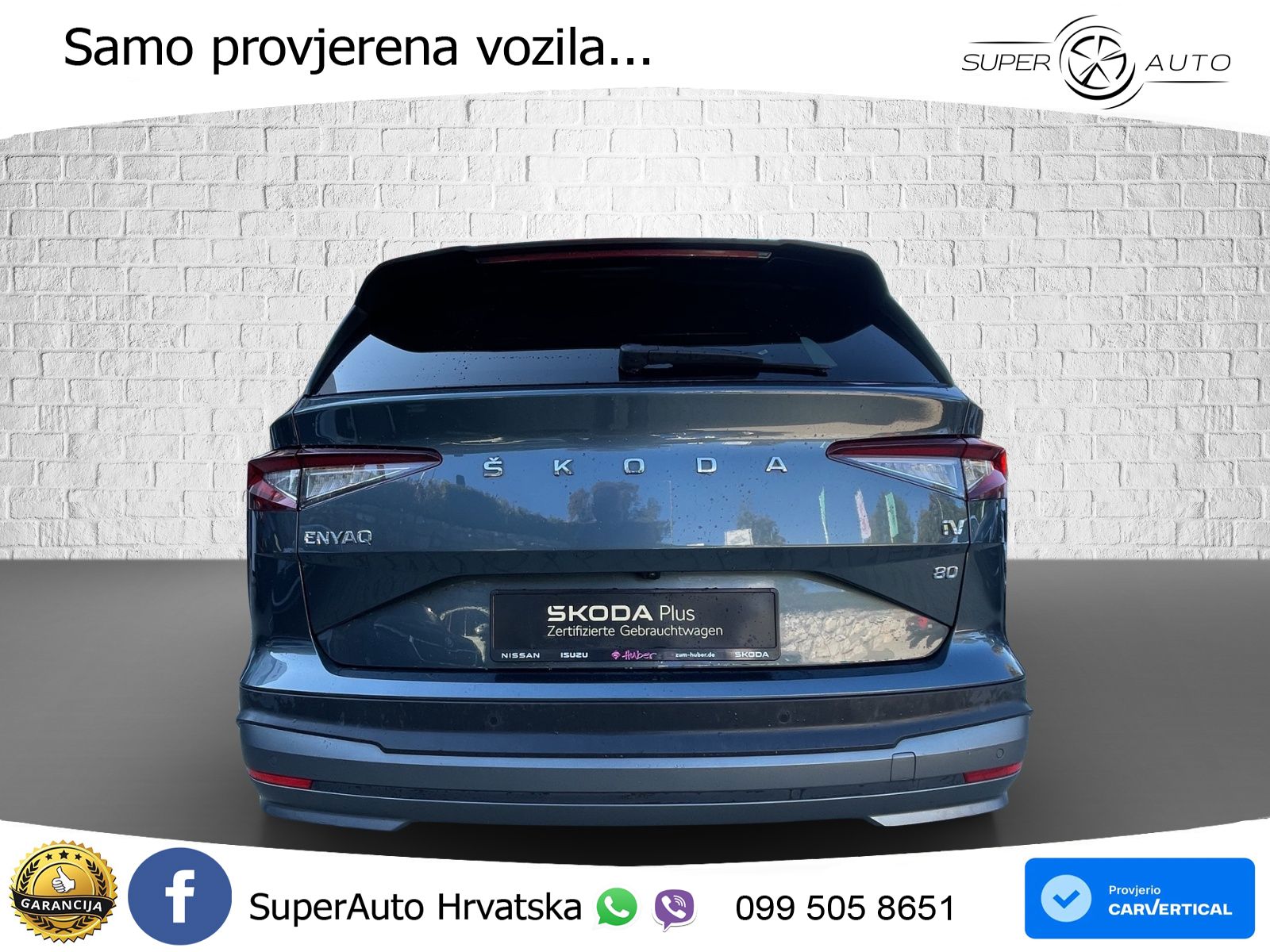Škoda Enyaq iV 80 82 kWh (204 KS) Suite LED+GR SJED+ACC