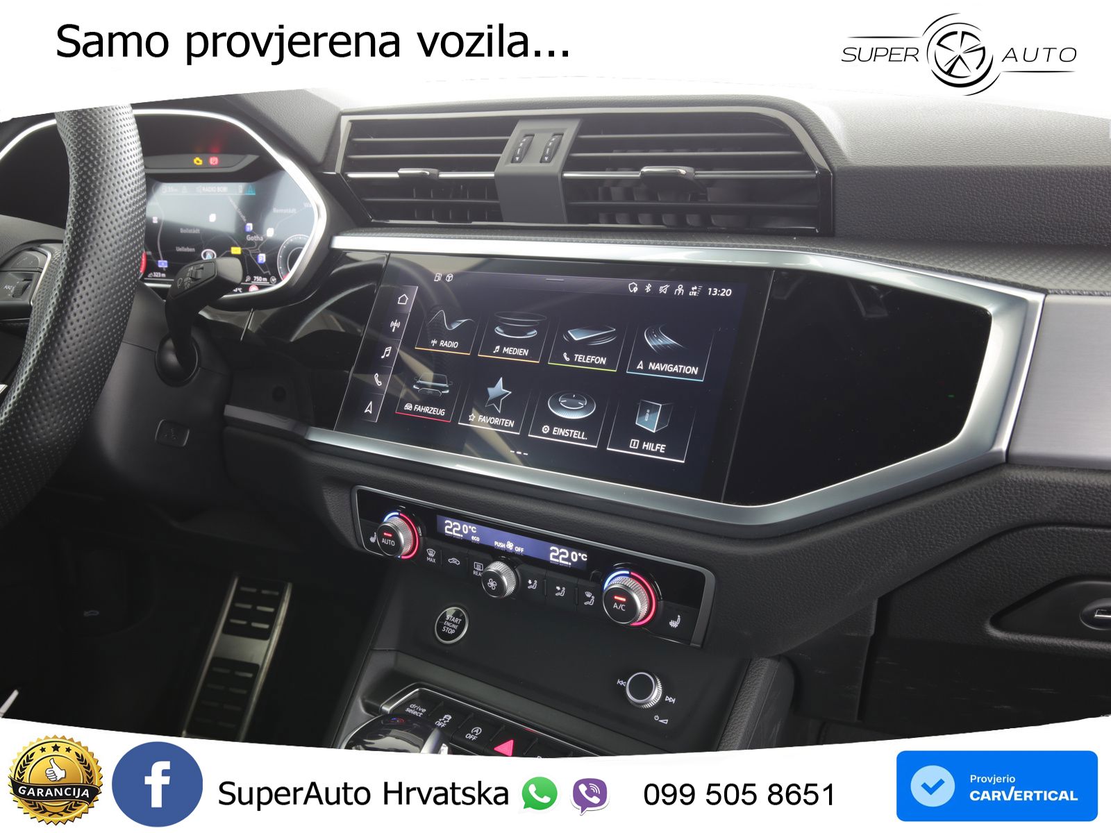 Audi Q3 II Sportback 45 TFSI (245 KS) quattro S tronic S line LED+GR SJED+ACC