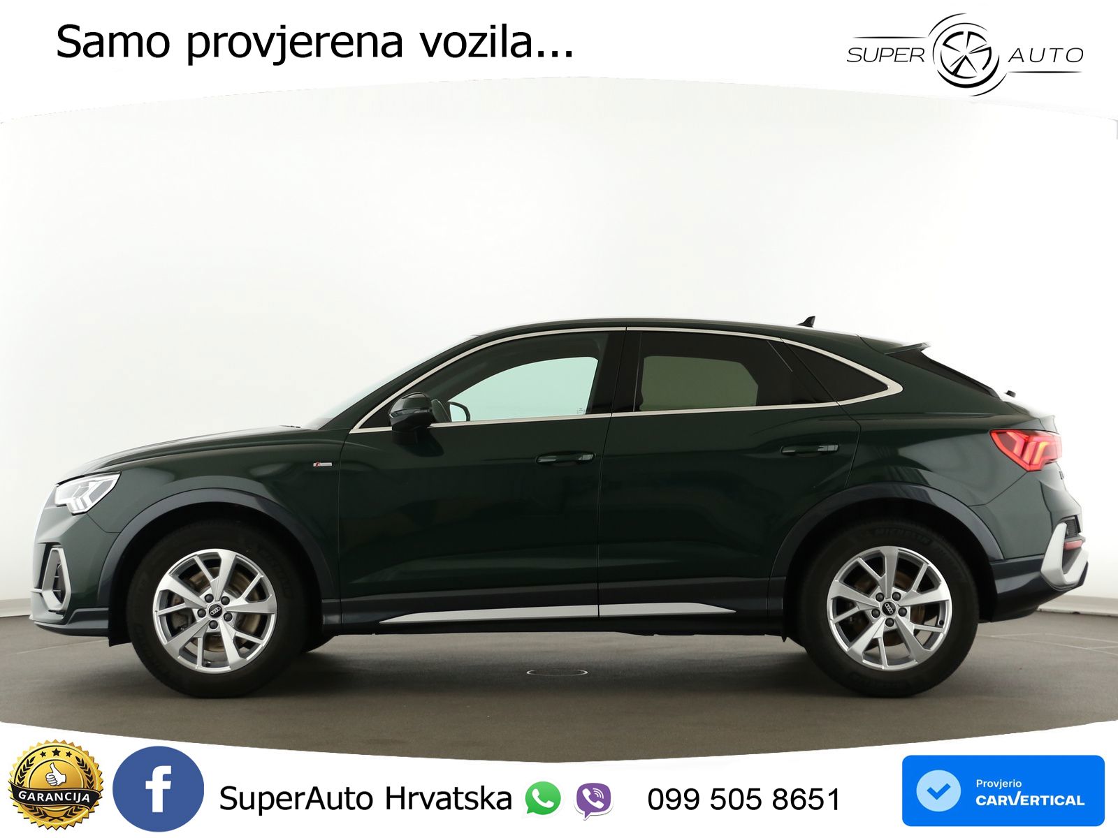 Audi Q3 II Sportback 45 TFSI (245 KS) quattro S tronic S line LED+GR SJED+ACC