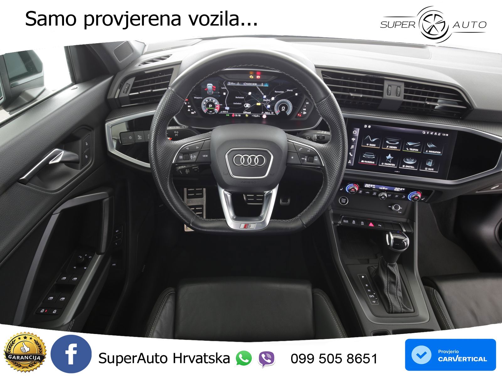 Audi Q3 II Sportback 45 TFSI (245 KS) quattro S tronic S line LED+GR SJED+ACC