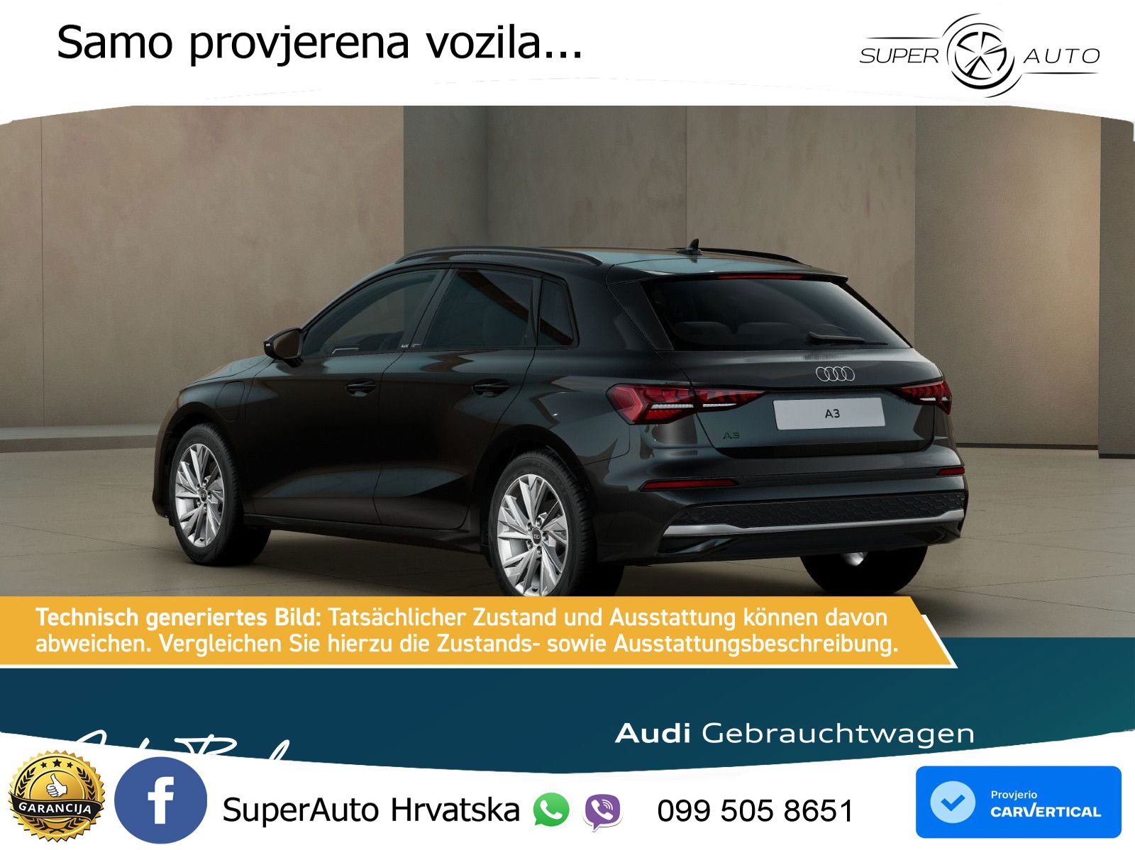 Audi A3 Sportback 40 TFSI e (204 KS) Plug-in Hybrid S tronic advanced