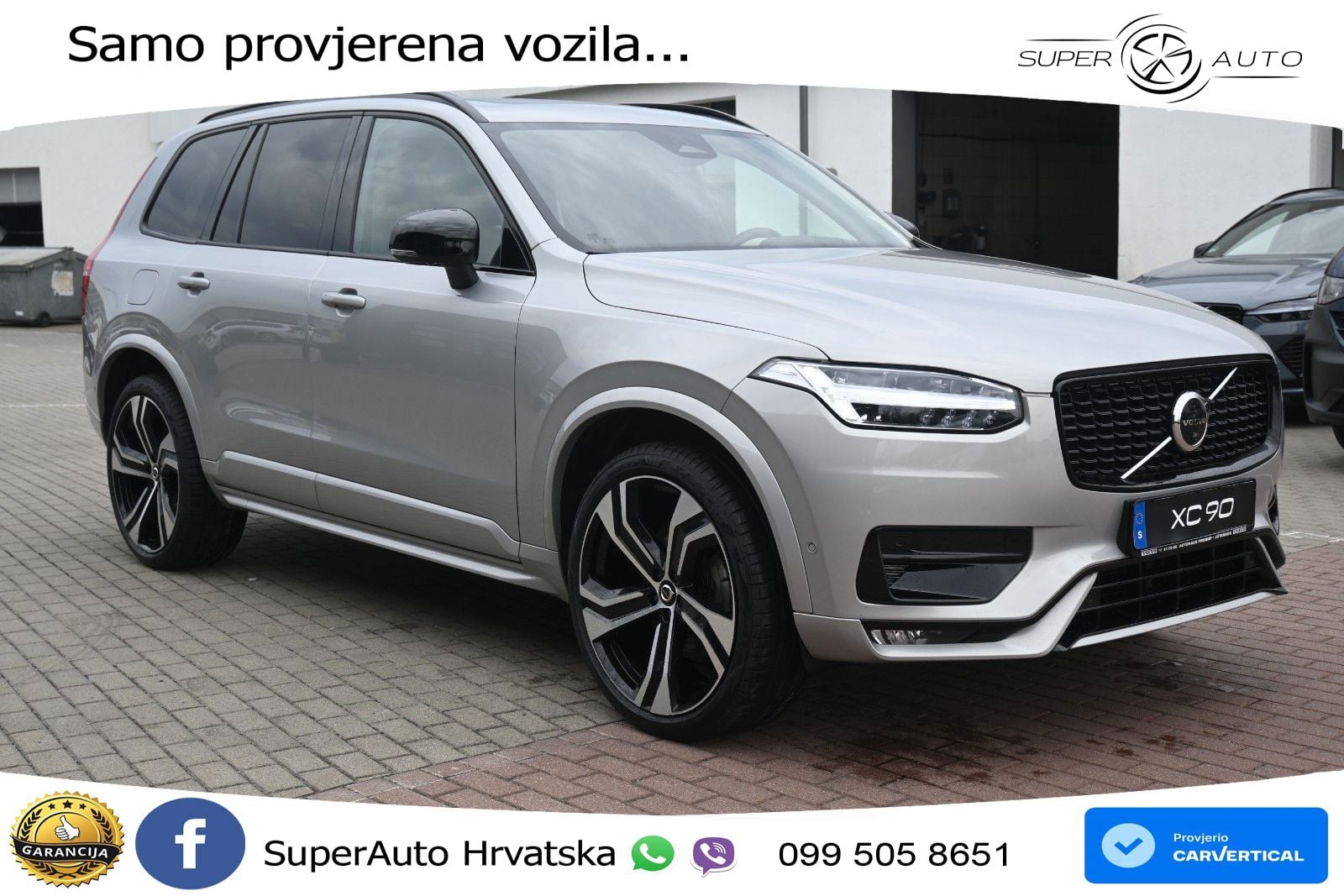 Volvo XC90 2.0 B5 Diesel AWD Automatic ACC+GR SJED+360+PANO