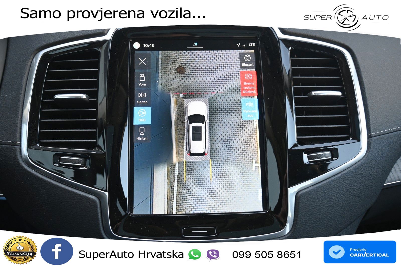Volvo XC90 2.0 B5 Diesel AWD Automatic ACC+GR SJED+360+PANO