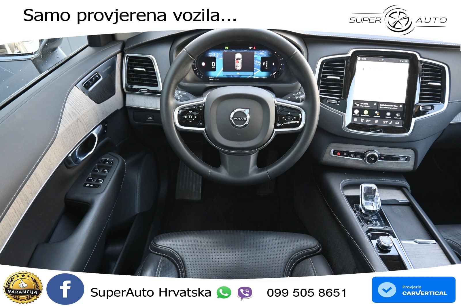 Volvo XC90 2.0 B5 Diesel AWD Automatic ACC+GR SJED+360+PANO