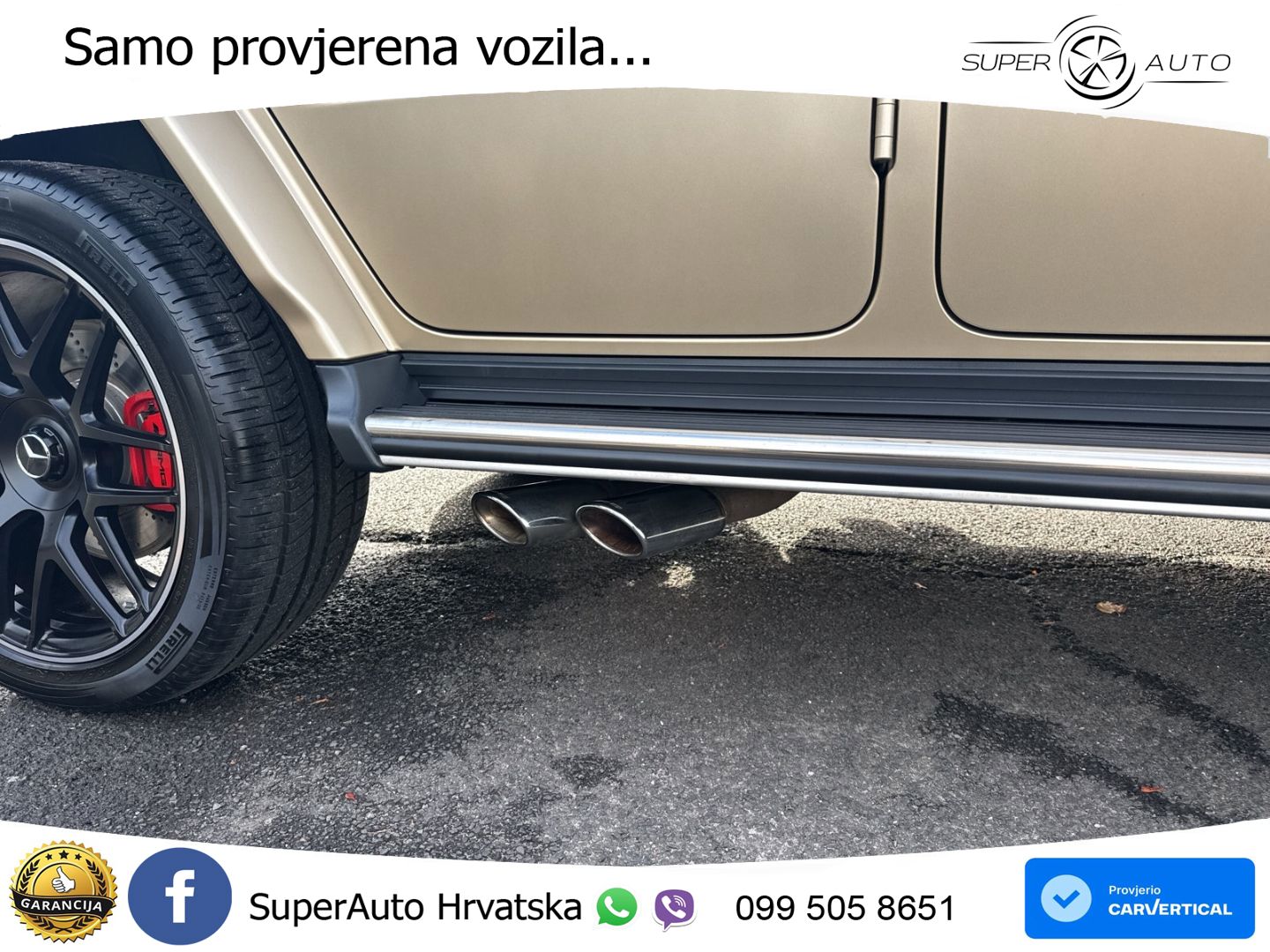 Mercedes AMG G 63 Long V8 (585 KS) 4MATIC 9G-TRONIC AMG SPEEDSHIFT PLUS LED+GR SJED+ACC