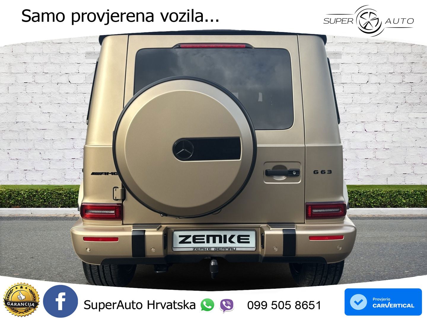 Mercedes AMG G 63 Long V8 (585 KS) 4MATIC 9G-TRONIC AMG SPEEDSHIFT PLUS LED+GR SJED+ACC