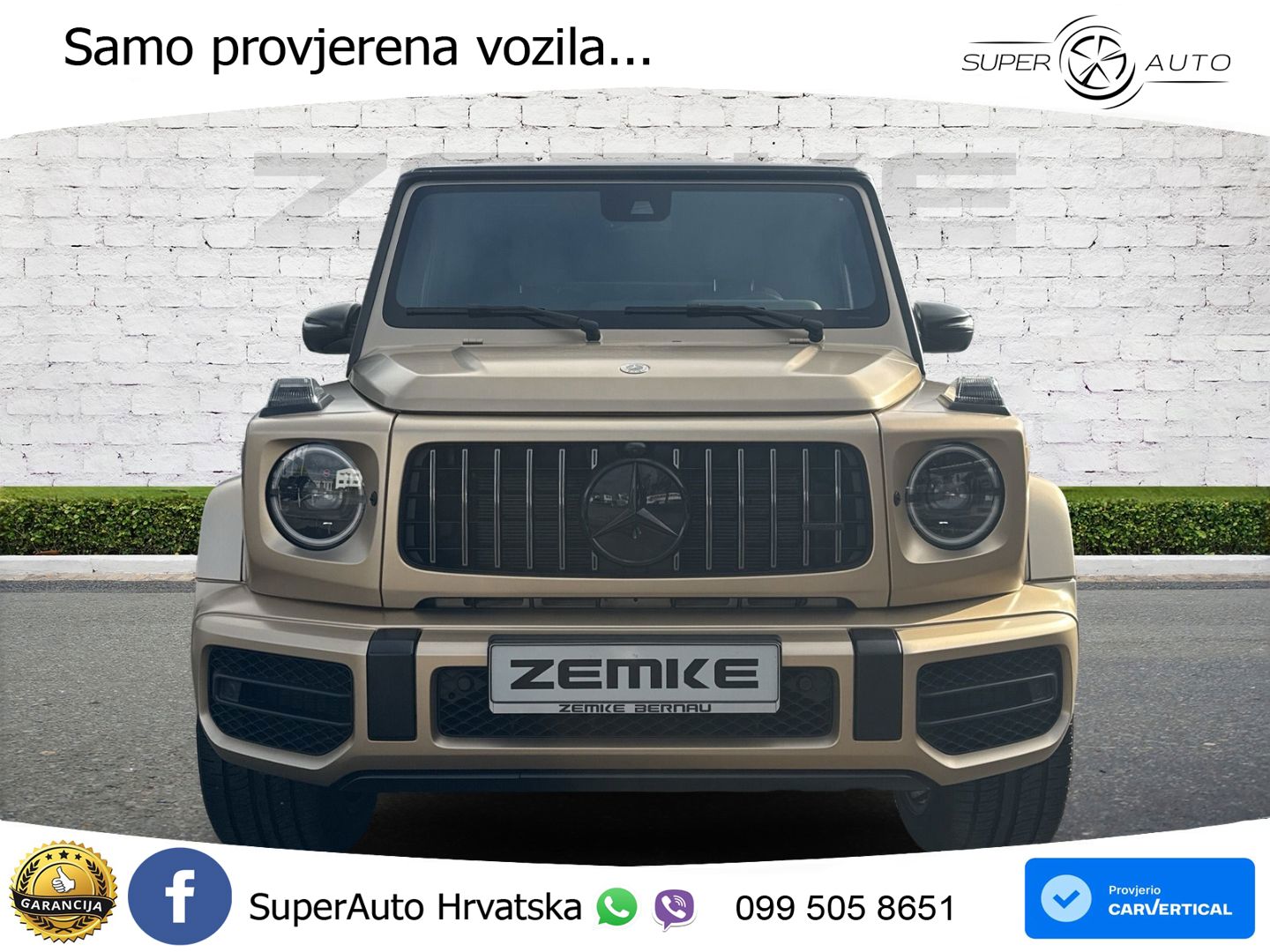 Mercedes AMG G 63 Long V8 (585 KS) 4MATIC 9G-TRONIC AMG SPEEDSHIFT PLUS LED+GR SJED+ACC