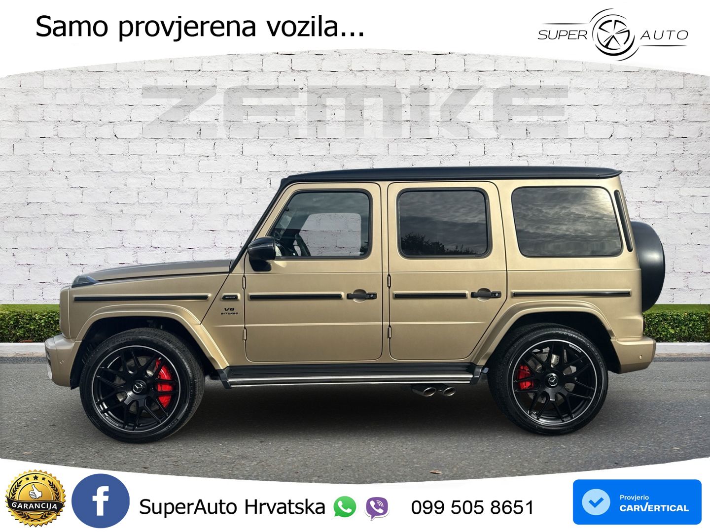 Mercedes AMG G 63 Long V8 (585 KS) 4MATIC 9G-TRONIC AMG SPEEDSHIFT PLUS LED+GR SJED+ACC