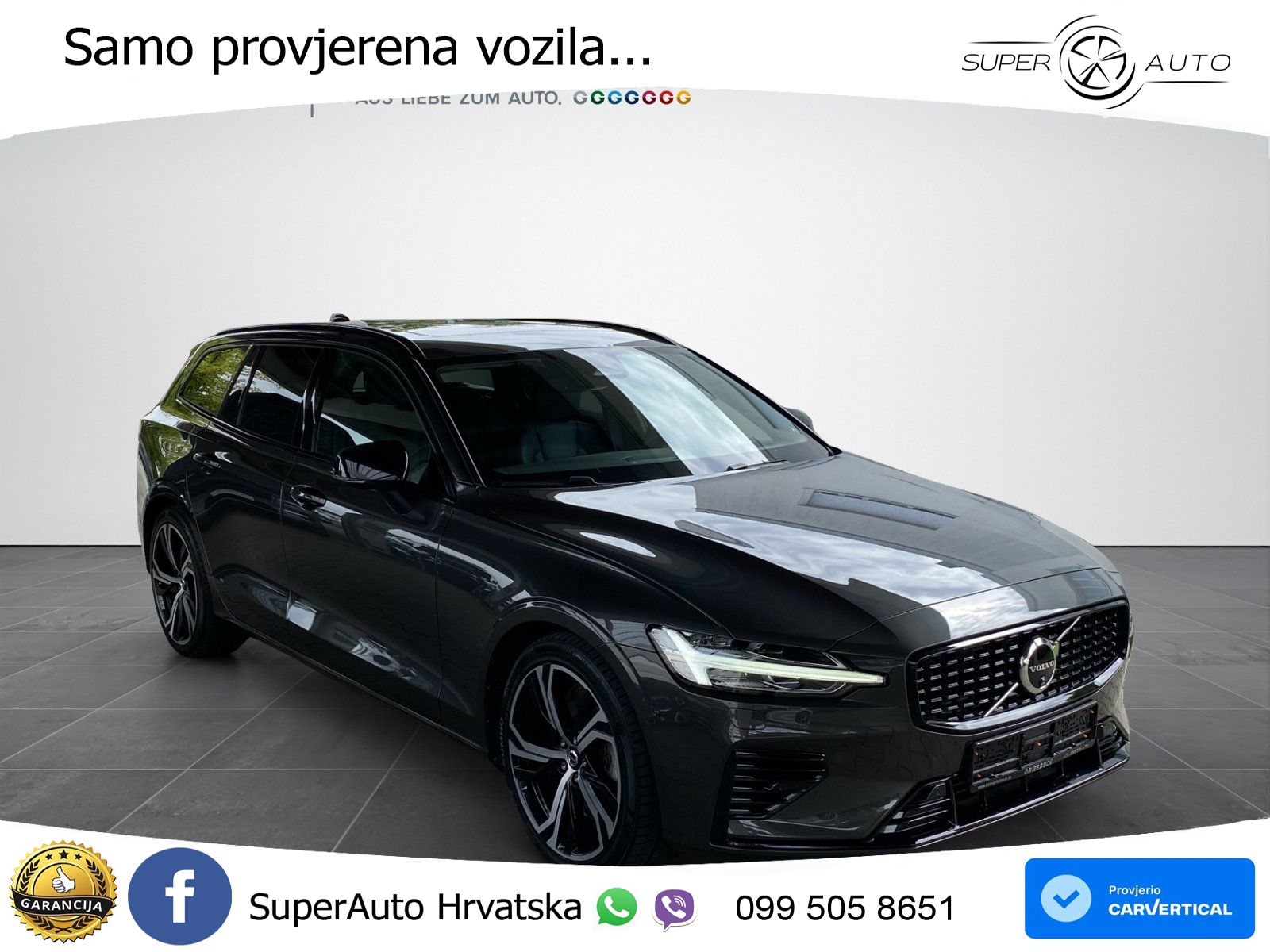 Volvo V60 2.0 T8 AWD Geartronic LED+GR SJED+ACC
