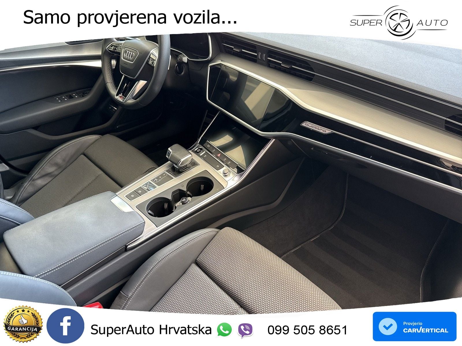 Audi A6 50 TFSIe (299 KS) quattro ultra S tronic S line MATRIX+GR SJED+KAM