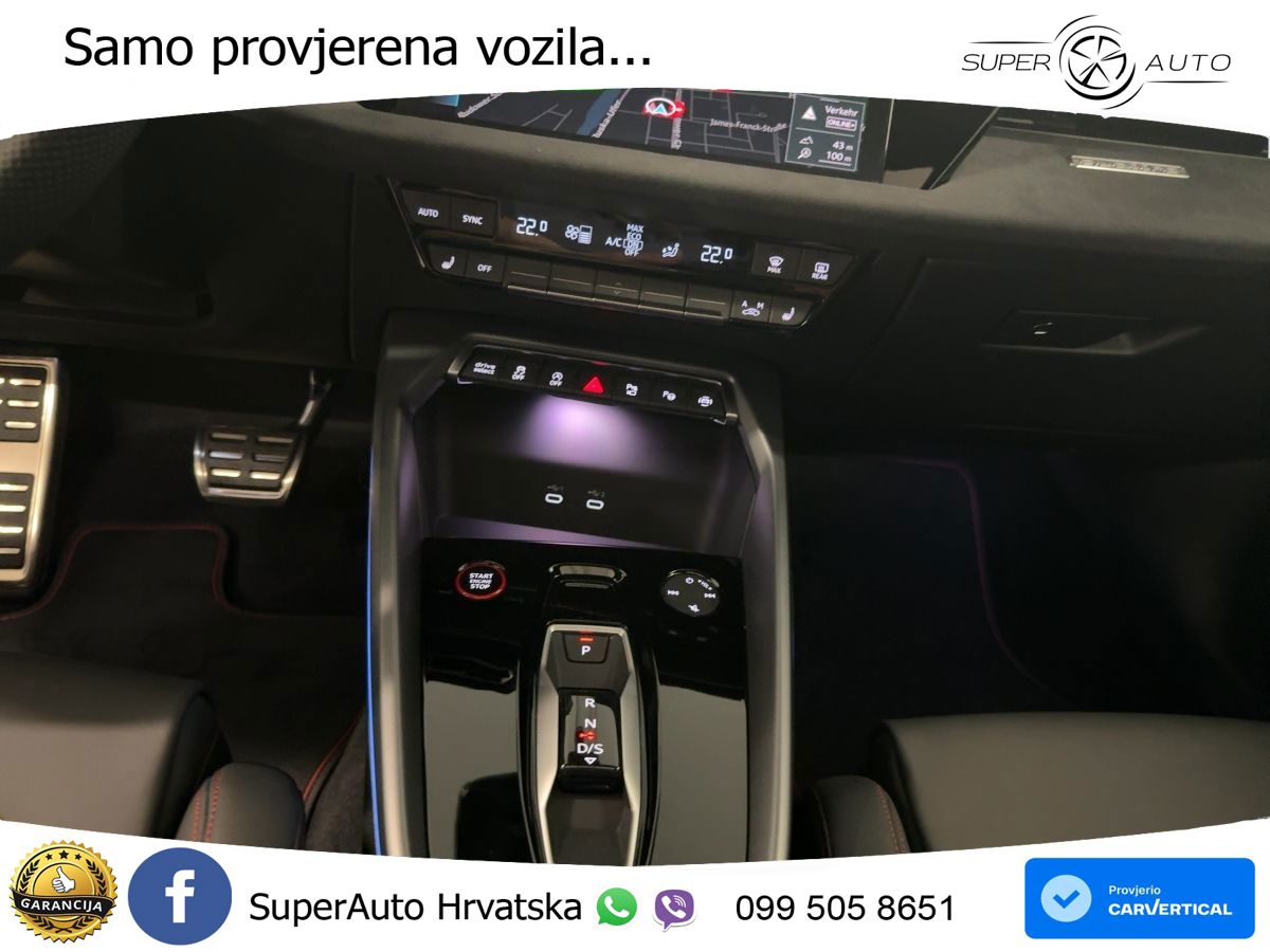 Audi S3 Limuzina 2.0 TFSI (333 KS) quattro S tronic LED+GR SJED+ACC