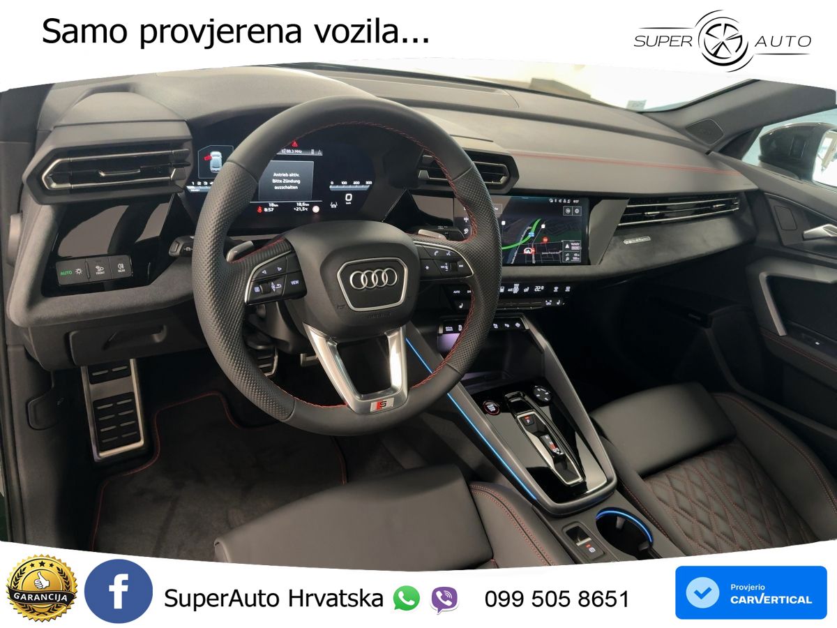 Audi S3 Limuzina 2.0 TFSI (333 KS) quattro S tronic LED+GR SJED+ACC