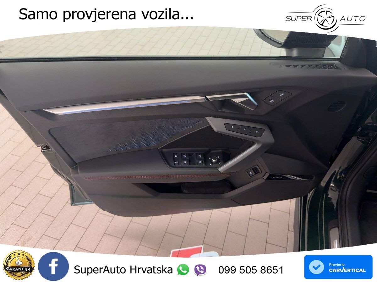 Audi S3 Limuzina 2.0 TFSI (333 KS) quattro S tronic LED+GR SJED+ACC
