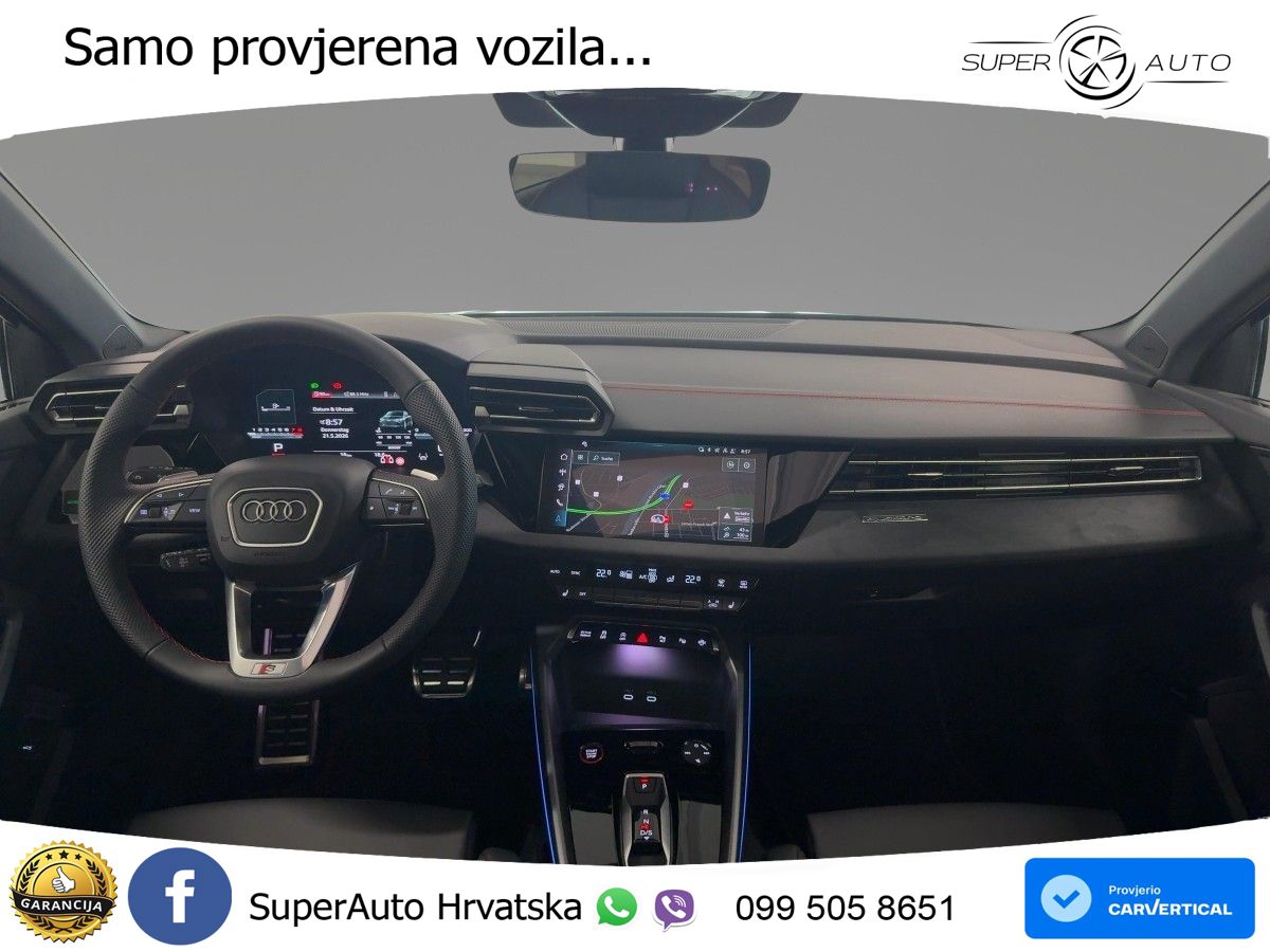 Audi S3 Limuzina 2.0 TFSI (333 KS) quattro S tronic LED+GR SJED+ACC