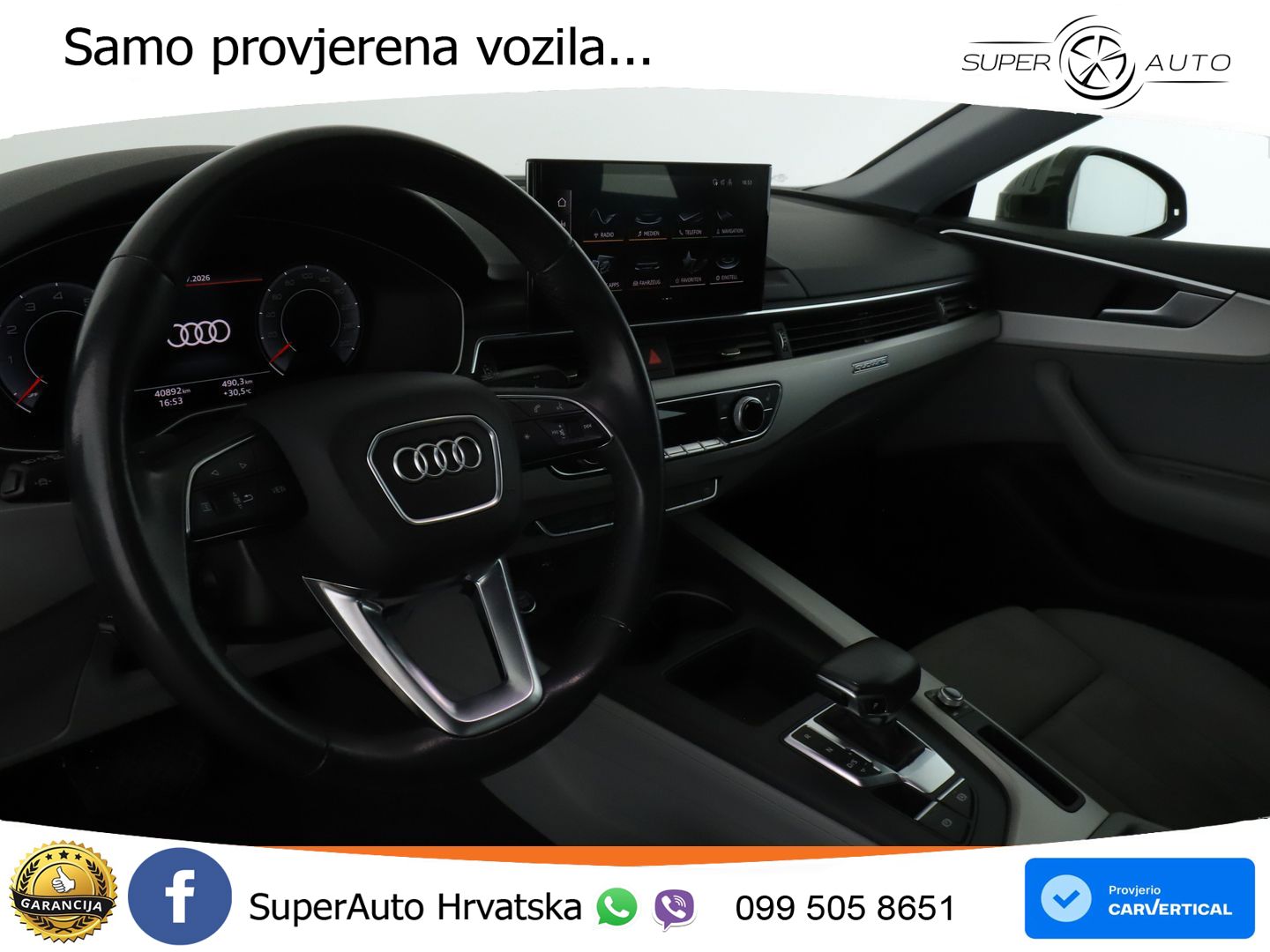 Audi A5 Sportback  40 TFSI (204 KS) quattro S tronic S line LED+GR SJED+ACC
