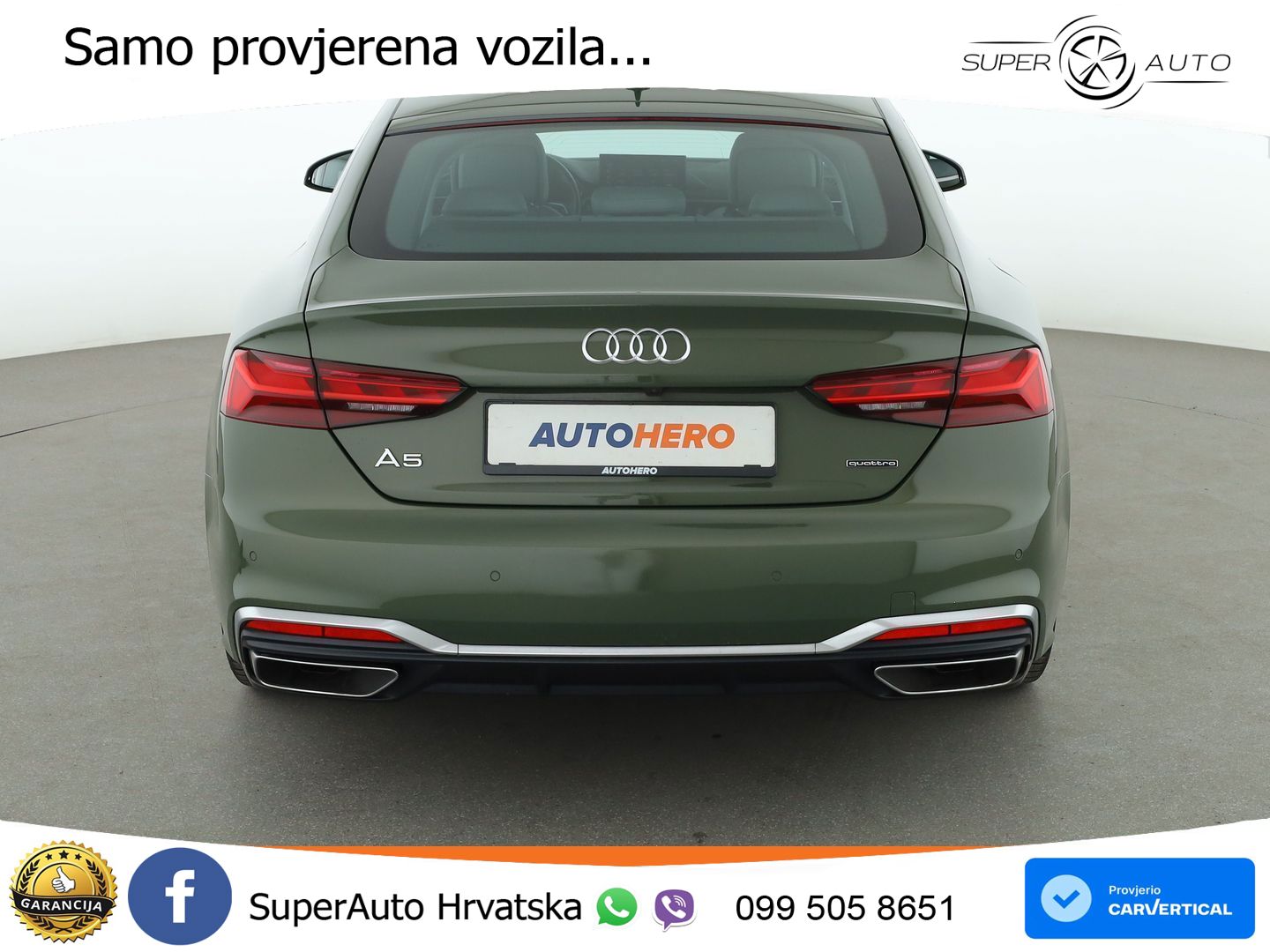 Audi A5 Sportback  40 TFSI (204 KS) quattro S tronic S line LED+GR SJED+ACC