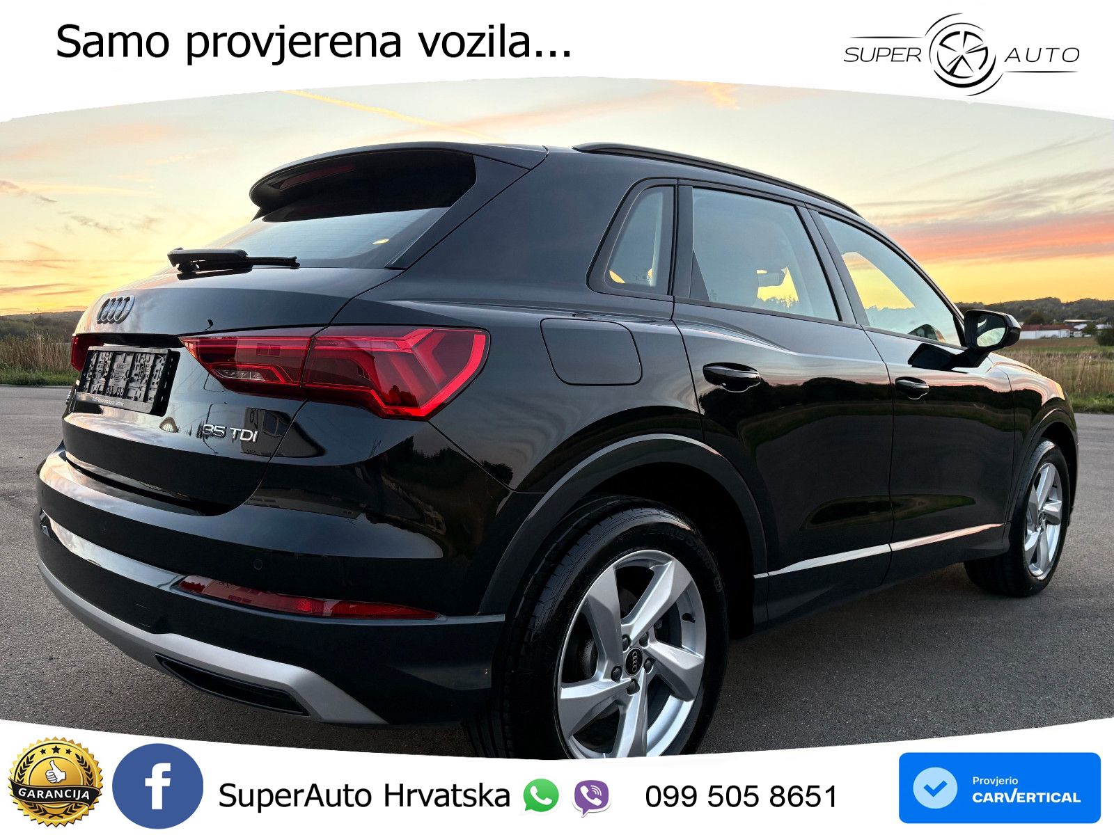 Audi Q3 35 TDI (150 KS) S tronic LED+GR SJED+ACC