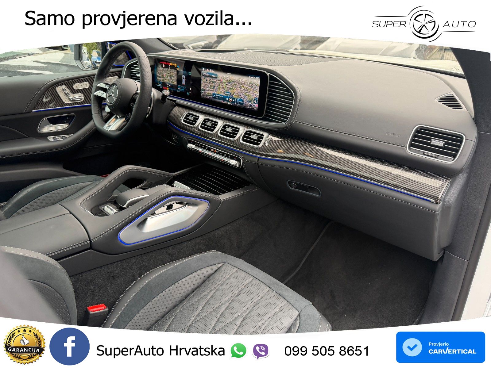 Mercedes-Benz GLS AMG GLS 63 V8 EQ Boost 4MATIC+ AMG SPEEDSHIFT TCT 9G ACC+HEAD+4xGR SJED+360+PANO