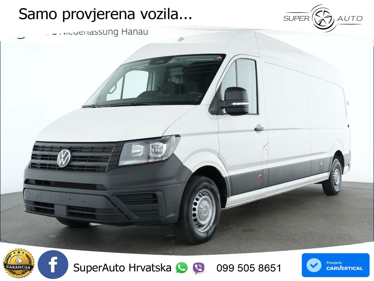 Volkswagen Crafter Kasten langer Radstand Kamera Klima AHK 177 KS