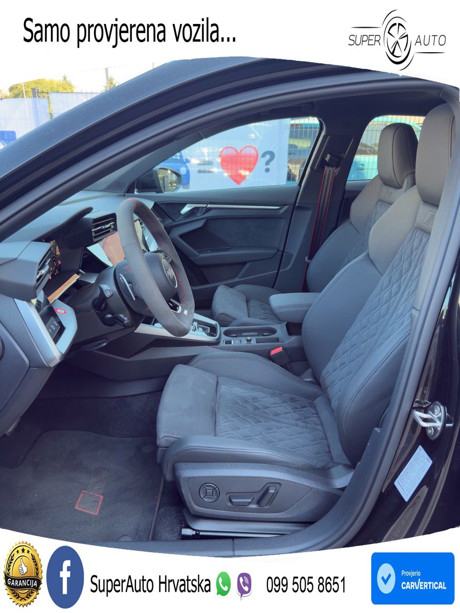 Audi RS3 Sedan 2.5 TFSI (400 KS) quattro S tronic LED+GR SJED+ACC