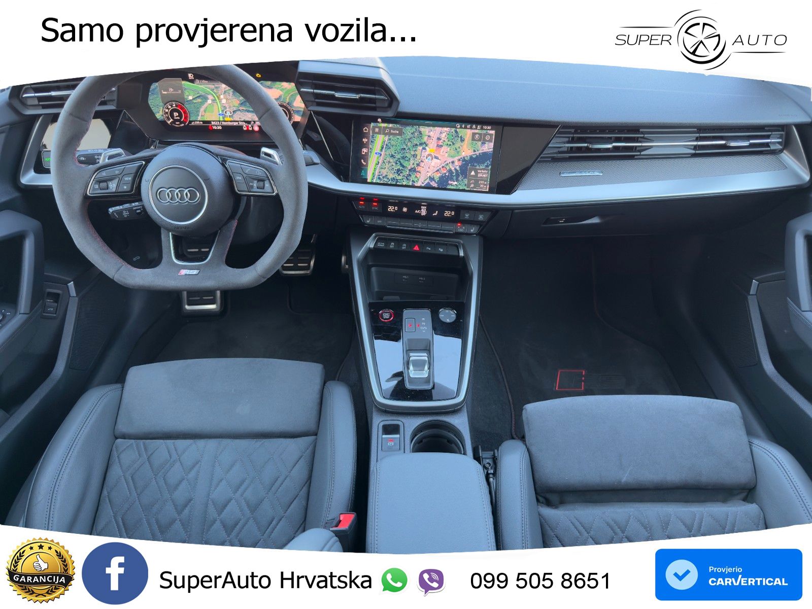 Audi RS3 Sedan 2.5 TFSI (400 KS) quattro S tronic LED+GR SJED+ACC