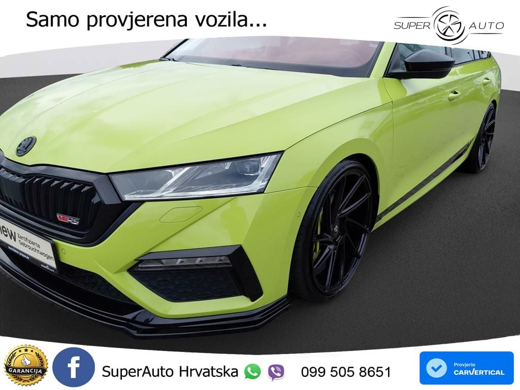 Škoda Octavia Combi RS 2.0 TSI (245 KS) DSG LED+GR SJED+ACC