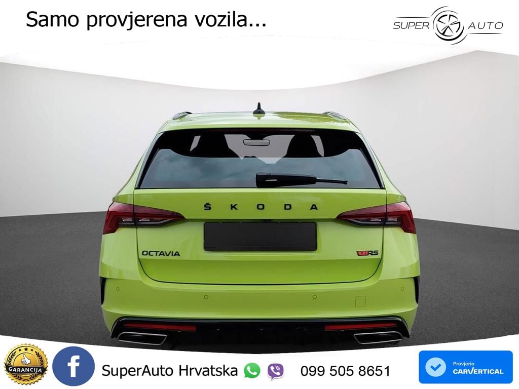Škoda Octavia Combi RS 2.0 TSI (245 KS) DSG LED+GR SJED+ACC
