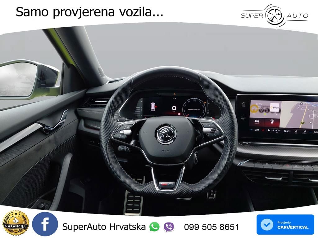 Škoda Octavia Combi RS 2.0 TSI (245 KS) DSG LED+GR SJED+ACC