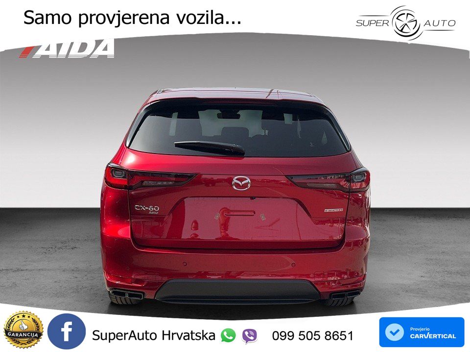 Mazda CX-60 3.3 e-Skyactiv D (254 KS) AWD Automatic MATRIX+GR SJED+KAM